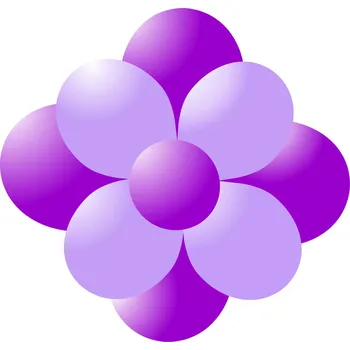 Party dekorace Balónky kytka fialová-lavender balonky.cz 4e