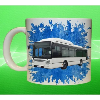 hrnek s autobusem IVECO modrý 75 ml