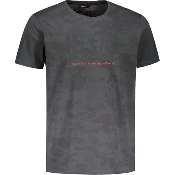 Pánské tričko Pánské triko KIXMI RADLY TMAVĚ ŠEDÁ M