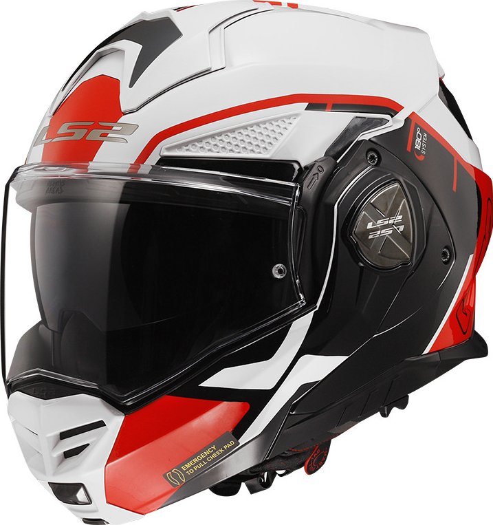 LS2 přilba ADVANT X FF901 Metryk white/red - XS
