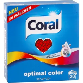 Prací prášek Coral Prášek na praní Optimal Color 20 Pracích cyklů