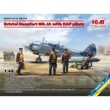 Modelářství ICM 1/48 Bristol Beaufort Mk.IA with RAF pilots