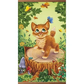 Topný panel Topný obraz do dětského pokoje KOŤÁTKO 470W, 100 x 57 cm - Wellatrio