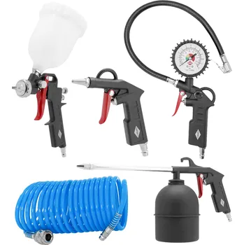 Sada na opravu pneumatiky Airpress Sada pneumatického nářadí ke kompresoru 5ks