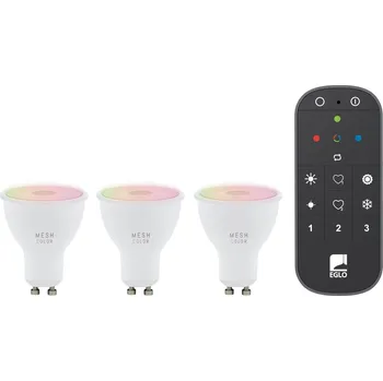 Žárovka Zdroj LED GU10 3x4,5W RGB+TW EGLO 110309