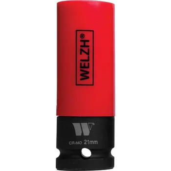 Gola sada Ochranná nástrčná hlavice pro matice kol, vhodné i pro pneumatické nářadí, 21 mm, Welzh (Welzh Werkzeug)