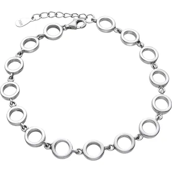 Náramek NUBIS® Dámský stříbrný náramek s kolečky - NB-1229