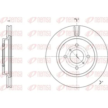 Brzdový kotouč Brzdový kotouč REMSA 61538.10
