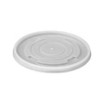 Jednorázové nádobí Víčko plast na misku papírovou 350/450/500ml, 110mm transparentní 3.1444