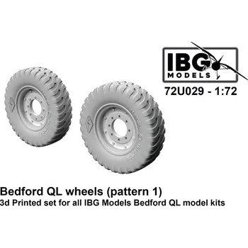 Plastikový model 1/72 Bedford QL - wheels (pattern 1)