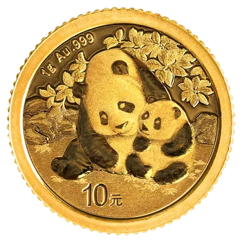 Zlatá investiční mince Panda 1g | 2024