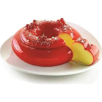 Forma na pečení Silikomart Silikonová pečicí forma na dort Silikomart Abbraccio