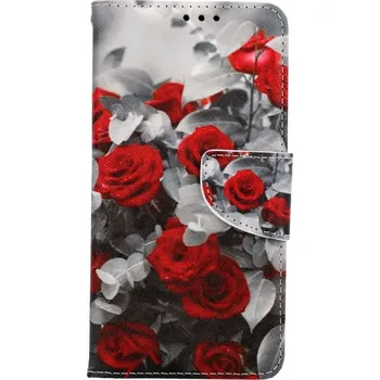 Pouzdro na mobilní telefon Pouzdro iPhone 11 knížkové Červené růže mix (kryt neboli obal na iPhone 11)