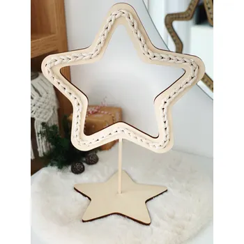 Vánoční dekorace BRIMOON Vánoční hvězda na stojánku