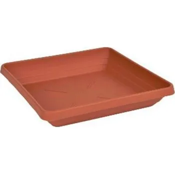 Podmiska Miska pod květináč 50x50cm QUATTRO terakota CZ