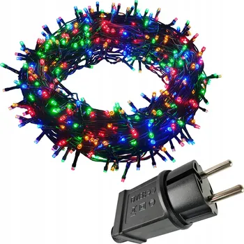 Vánoční dekorace Cortina Vánoční osvětlení světýlka řetěz 500LED venkovní barevné