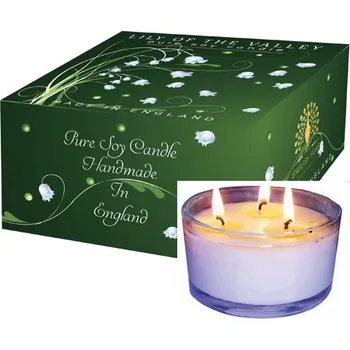 Aroma difuzér ENGLISH SOAP Svíčka soja 450ml LILY OF THE VALLEY