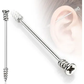 Piercing Šperky4U Industrial piercing - šroub, 1,6 x 38 mm - ID01026-38