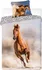 Ložní povlečení Faro 3D bavlněné povlečení kůň na pláži 140 x 200, 70 x 90 cm zipový uzávěr