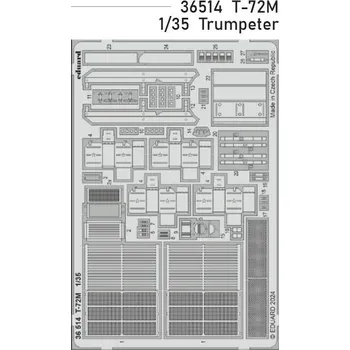Plastikový model Eduard 1/35 T-72M (TRUMPETER)