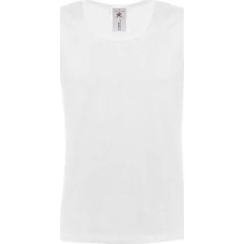 Pánská móda B&C Pánské tílko TM200 White XL