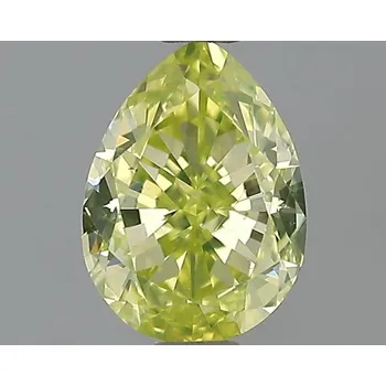Drahý kámen Přírodní žlutý diamant 0.64 ct Fancy Intense Greenish Yellow VS2 brusu Kapka s GIA certifikátem Q2KCZ70BT