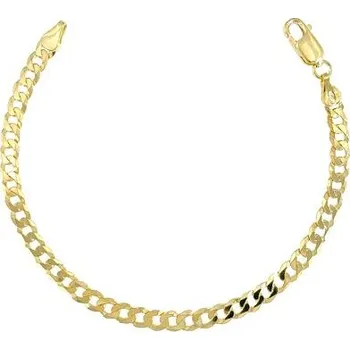 Náramek Stříbrný náramek pancr pozlacený délka náramku 19cm