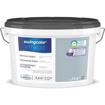 barva na zeď Swingcolor Barva s efektem třpytivým, ice, matná, 2,5 l 6196.T02,5.5592