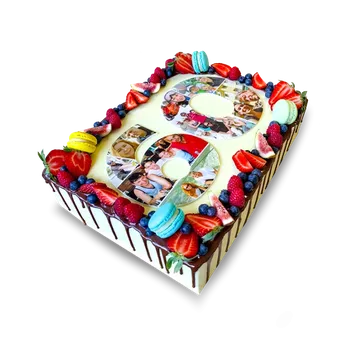 Dort s číslem a fotkou 15 x 21 cm, 20 porcí