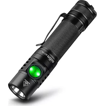 Svítilna Nabíjecí taktická svítilna Sofirn SC31 Pro černá 6500K, 2000 lumenů, s akumulátorem (kompaktní taktická svítilna s možností nošení na klipu)