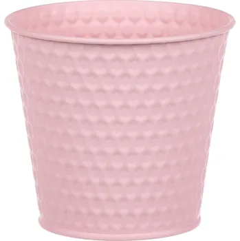 Stojan na květiny Autronic Obal kovový v růžové barvě KK056-PINK