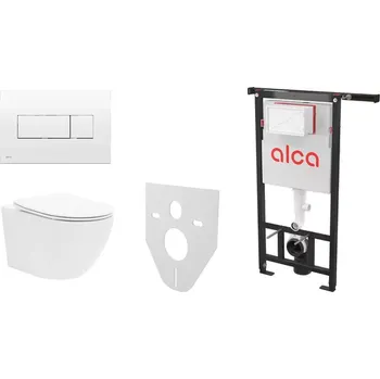 Klozet Alcadrain 1 - Set modul 5v1 Alcadrain RIMLESS AM102/1120-M370-M91-A604-WC_LaVilla AM102SET5V1CAL