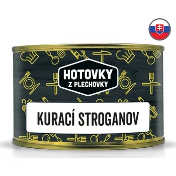 Hotové jídlo Hotovky z plechovky Kuřecí Stroganov v plechovce Velikost: 400 g
