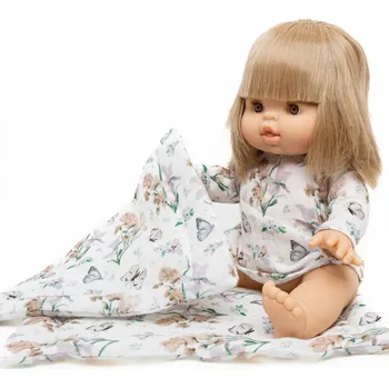 Panenka Noční košilka pro panenku 34 cm - By Loli - Romantic Flowers And Butterflies