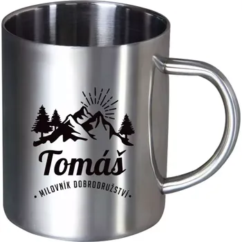 Nerezový hrnek Milovník dobrodružství