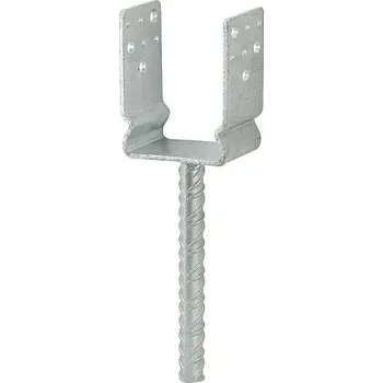 Kotevní patka s trnem, 60 × 121 × 125/325 mm, ocel 71298000