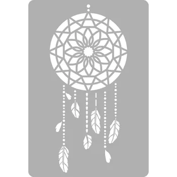 Dekorační šablona, 91 × 62 cm, Lapač snů SAB530