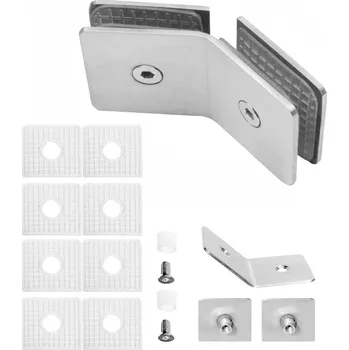 Onpira Nerezový leštěný držák skla 8-10 mm Model: G