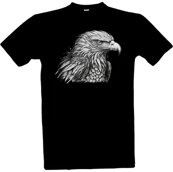 Pánská móda Tričko s potiskem orel 3 pánské