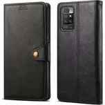Lenuo Leather flipové pouzdro pro Xiaomi Redmi 10, černá