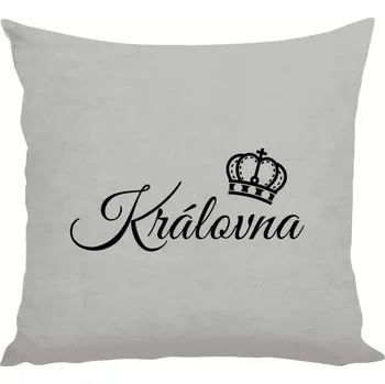 Polštář Polštář lněný 40x40 cm Královna