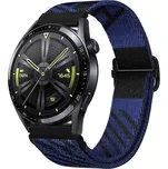 Lenuo univerzální nylonový strap 20 mm černo-modrý