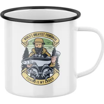 Plecháček s potiskem Nejlepší rybář na světě