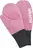 ESITO Zimní palcové rukavice softshell s beránkem Antique Pink, 2-3 roky