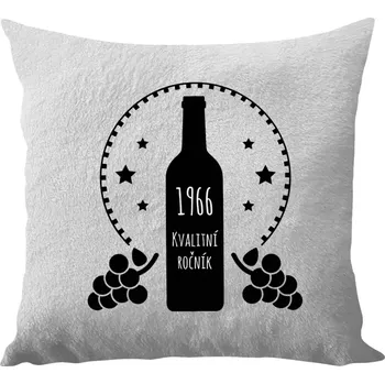 Polštář Polštář bílý 40x40 cm - dlouhý chlup Kvalitní ročník