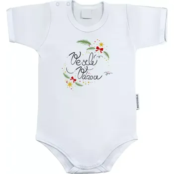 Kojenecký body Dětské body s krátkým rukávem Veselé Vánoce