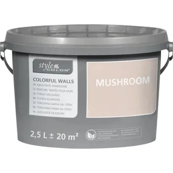 Samolepící dekorace Barva na zeď StyleColor Mushroom růžová 2,5 l