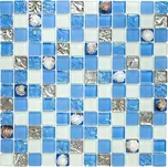 Mozaika Quadrat Crystal XCM 8OP8, 300 × 300 mm, sklo XCM 8OP8