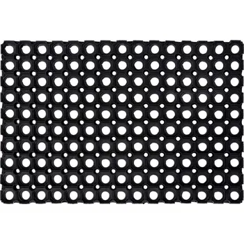 Rohožka Gumová rohožka Domino, 150 × 100 cm, černá 840-220