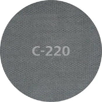 Brusný papír Wolfcraft Brusná mřížka, ø 225 mm, zrnitost: 220, 5 ks&nbsp;2288000